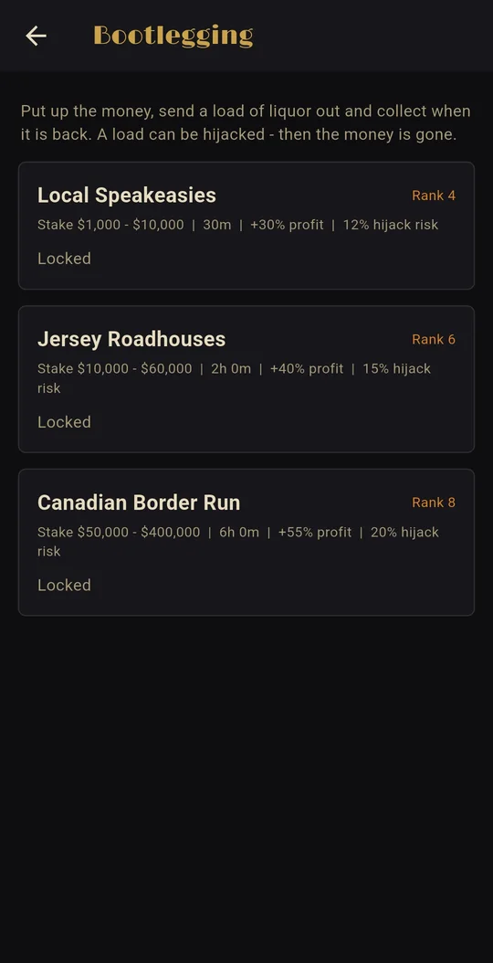Run liquor for big profit