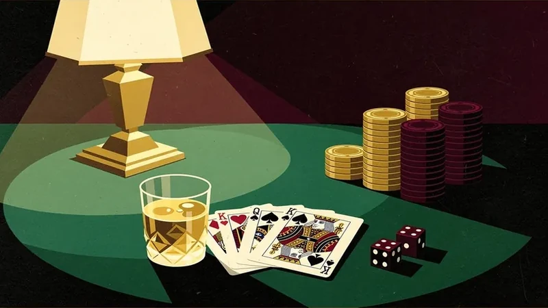 Win the back-room card game